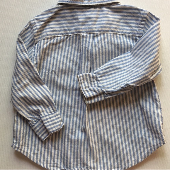Ralph Lauren Boys Dress Shirt 12M Stripes Like Dad - Picture 5 of 6